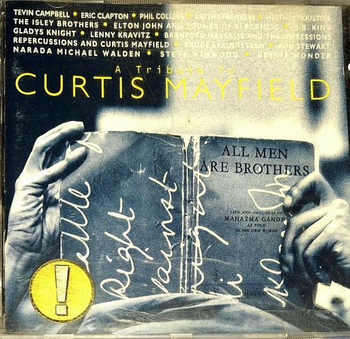 Curtis Mayfield A Tribute Cd Clapton  Bruce Springsteen Ki 