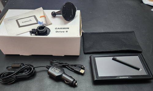 Gps Garmin Drive 60 Megapantalla 6.1 Pulg + Funda + Mapas Negro Argentina (Reacondicionado)