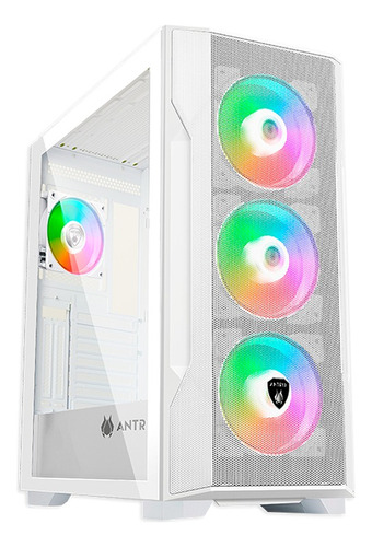 Case Antryx Fx 710 White Argb Fan X4 Para Pc