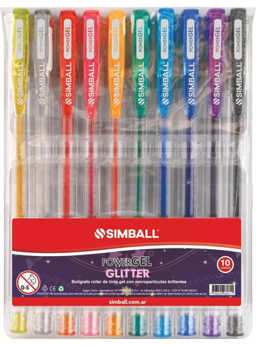 Simball 5126 Roller Power Gel Glitter X10
