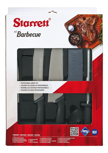 Kit Para Churrasco Starrett Com 5 Peças