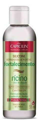 Capicilin - Reparador De Pontas Fortalecimento Rícino 55ml Fragrância Suave