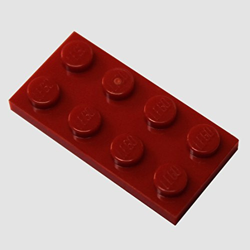 Piezas Y Piezas Lego: Placa 2x4 Rojo Oscuro X20