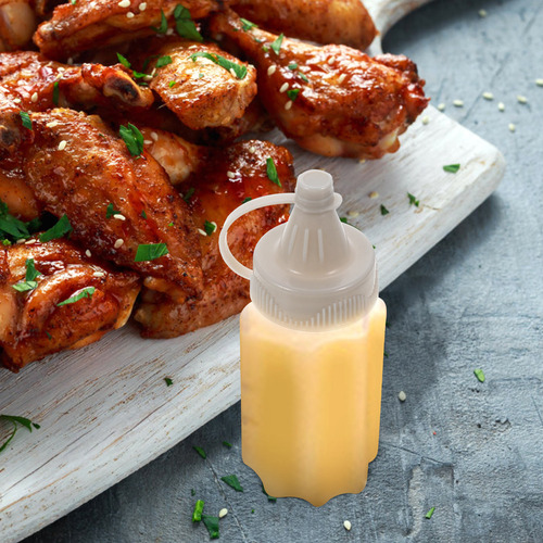 Botellas De Plástico Para Exprimir Salsas, 8 Unidades