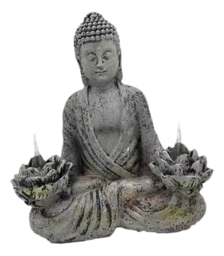 Estatua De Buda Meditación Solar Solar Solar Relig