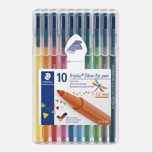 Staedtler Marcadores Triplus Color 323  1mm X 10 Unidades