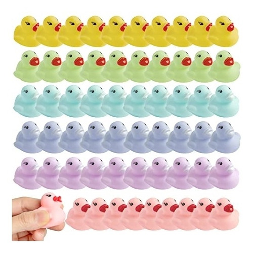 Juguetes De Baño - 60 Patos De Goma En Miniatura