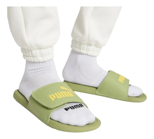 Sandalia/chancla Puma De Descanso Velcro Hombre