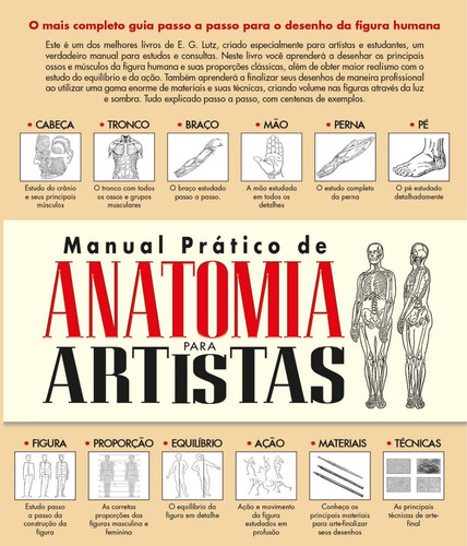 Manual Pratico De Anatomia Para Artistas - Editora Criativo