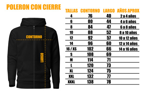 Poleron Sin Estampar Con Cierre - Sin Imagenes - Liso - Sin Estampado - Estampaking