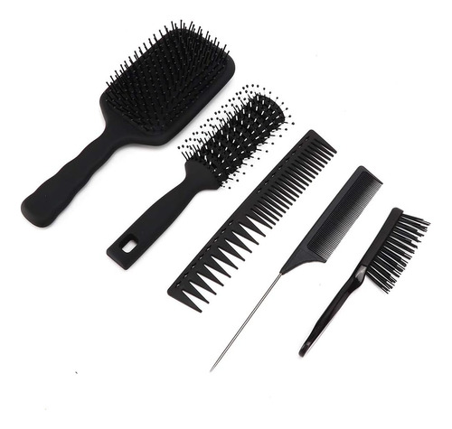 Juego De 5 Cepillos Para El Cabello, Cepillo De Paleta, Cepi