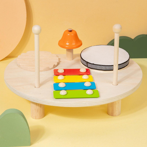 Juego De Batería For Niños Montessori, Instrumentos De