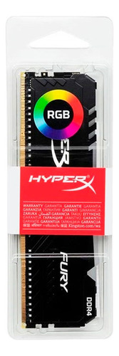 Memoria Ram Gamer 32gb Hyperx Fury Black Rgb Ddr4 3600 Cl18