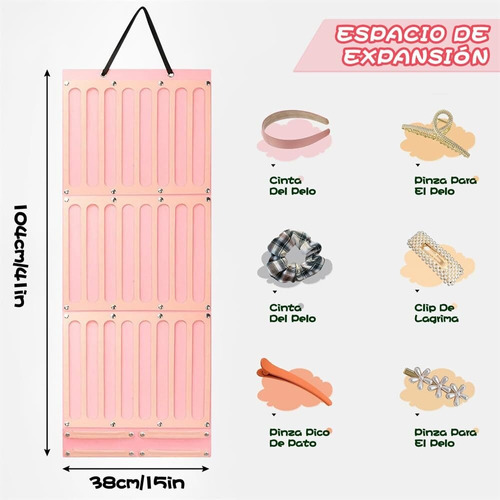 Porta Moños For Niñas,organizador De Lazos For El