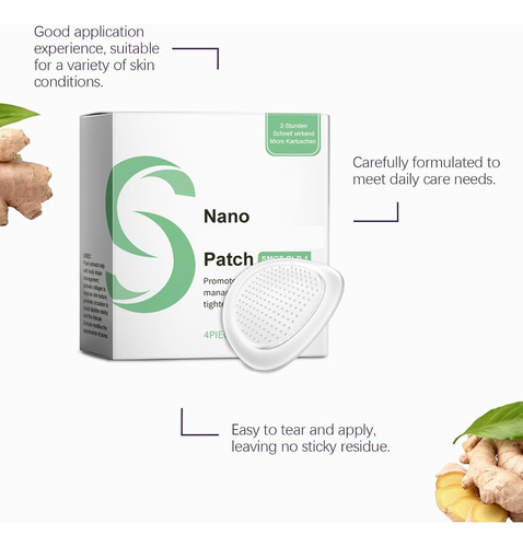 Glp-1 Nano Patch,glp-1 Patches For Women, Firming Skin And