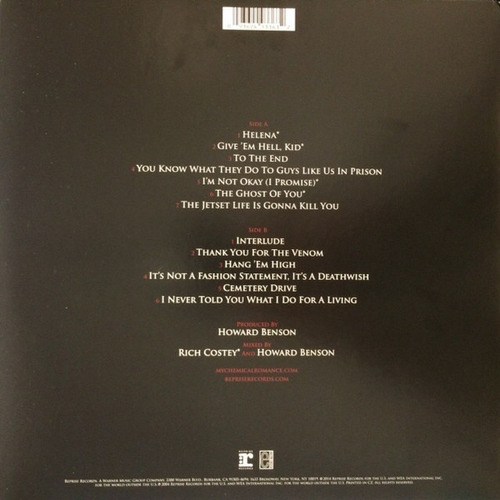 Imagen 2 de 7 de My Chemical Romance Three Cheers For Svinilo Rock Activity