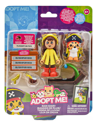 Adopt Me Tienda De Lluvia Figura Con Mascota Roblox Jazwares