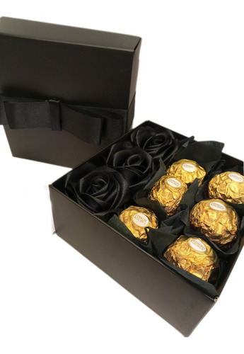 Regalos Personalizados De Rosas Eternas Y Ferrero Rocher