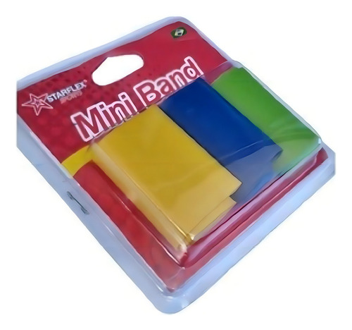 Kit Mini Band Fraco Médio Forte Starflex