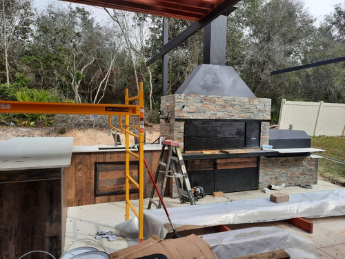 Galería Pérgola Techo Cochera Jardín Pérgola Gazebo Horno