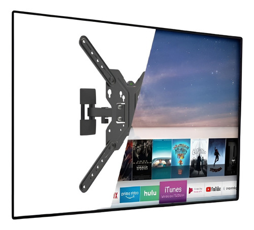 Soporte Tv Lennon Ln-sm18055e Vesa Max 400x400 -30kg 26-55'' Color Negro