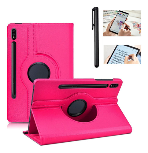 Funda Case + Puntero Tactil Para Samsung Tab S7 Plus Sm-t970