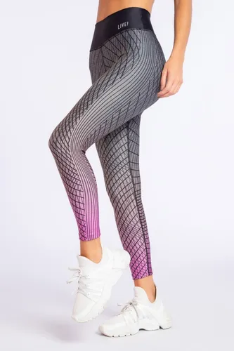 Calça Legging Live! Reversible Gradient Lines - Dupla Face