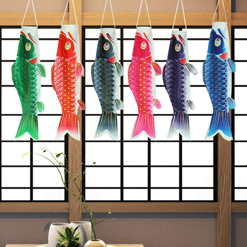 Bandera De Carpa Japonesa 6x Bandera De Carpa Japonesa 40cm