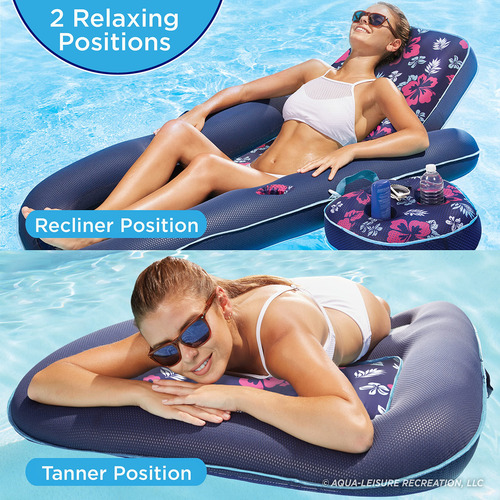 Alberca Float Lounge Aqua Campania Ultimate Xl Con Respaldo