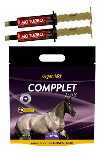 Kit 1x Compplet Max 2kg + 2x Mo Turbo 80g - Suplementação