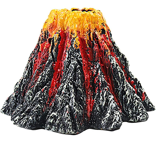Calidaka Decoración De Volcán Para Peceras, Acuario Subacuát