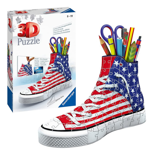 Zapatilla Ravensburger Estilo Americano 112 Piezas Abeza