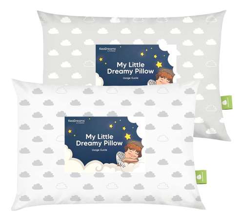 Paquete De 2 Almohadas Para Ninos Pequenos, Almohadas Suaves