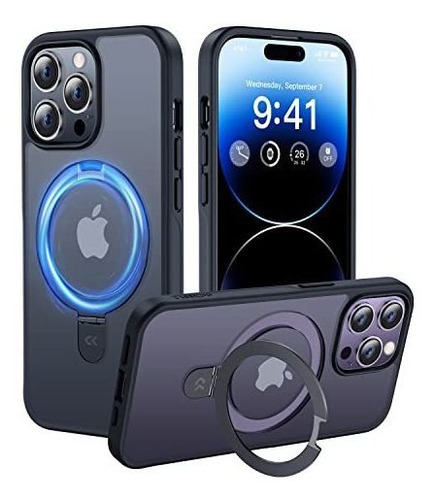 Funda iPhone 14 Pro Max Case Trasl Soporte Magnético Magsafe