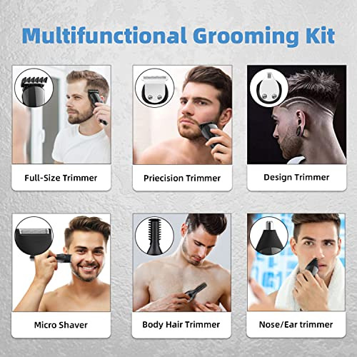 Cortadora De Pelo Qbzdoua Para Hombre, Recortadora De Barba