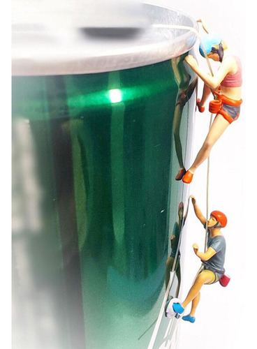 3 Figuras De Escalada En Roca 1/64, Escena En Estilos C