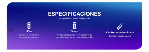 Minisplit Aurus 1 Ton 220v Frio Calor Convencional