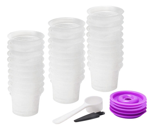 Juego De 50 Tazas De Filtro De Café Desechables Accesorio