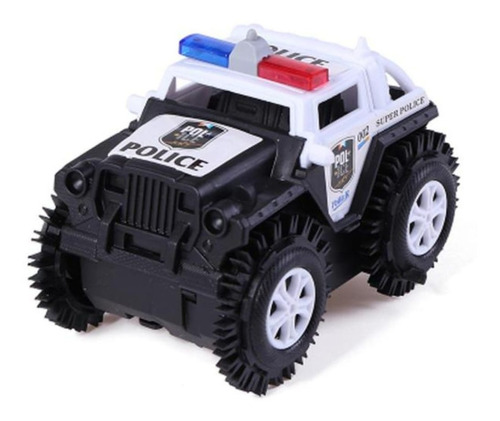 Carro Loco Jeep Police 4x4 Regalo Niño