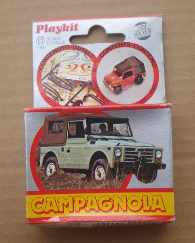 Playkit Campagnola 1:100 - Maqueta Plastica Auto Jeep
