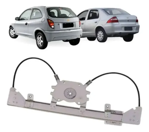Maquina Vidro Celta Prisma Tras Esq Sem Motor Fix Mabuchi 8 ...
