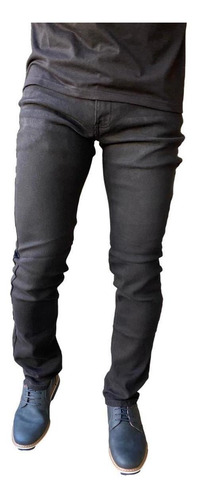 Imagen 2 de 6 de Jeans Straigth Fit Negro