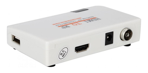 Adaptador De Hdmi A Rf Coaxial Conversor Caja De Soporte 480
