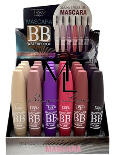 Mascara De Pestaña  Bb Tejar Waterproof Y Volumen 13ml