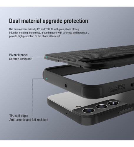 Imagen 5 de 5 de Samsung Galaxy S22 / Plus / Ultra Carcasa Nillkin Frosted
