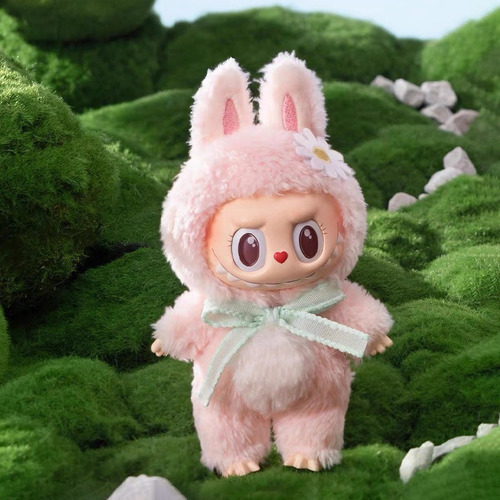 Ci Lindo Bebé Labubu Emocionante Macaron Rosa Edición