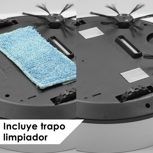 Imagen 5 de 9 de Aspiradora Robot Inteligente Trapeadora Barredora Con App