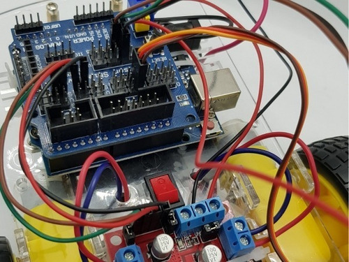 Imagen 4 de 6 de Robot Autonomo Motorizado Arduino Electronica + Auto Arduino