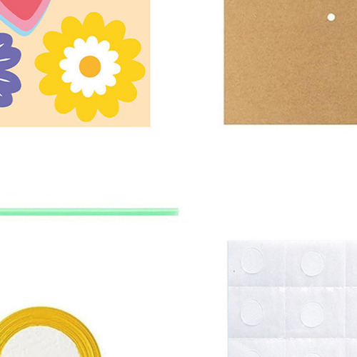Kit De Artesanía De Flores, Haga Su Propio Ramo 6 Piezas