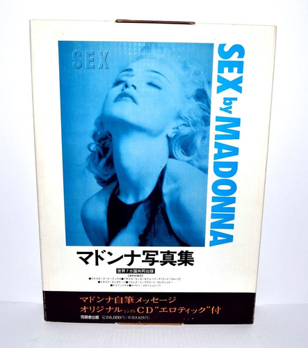 Madonna -  Sex Book Japonés Edición 1992